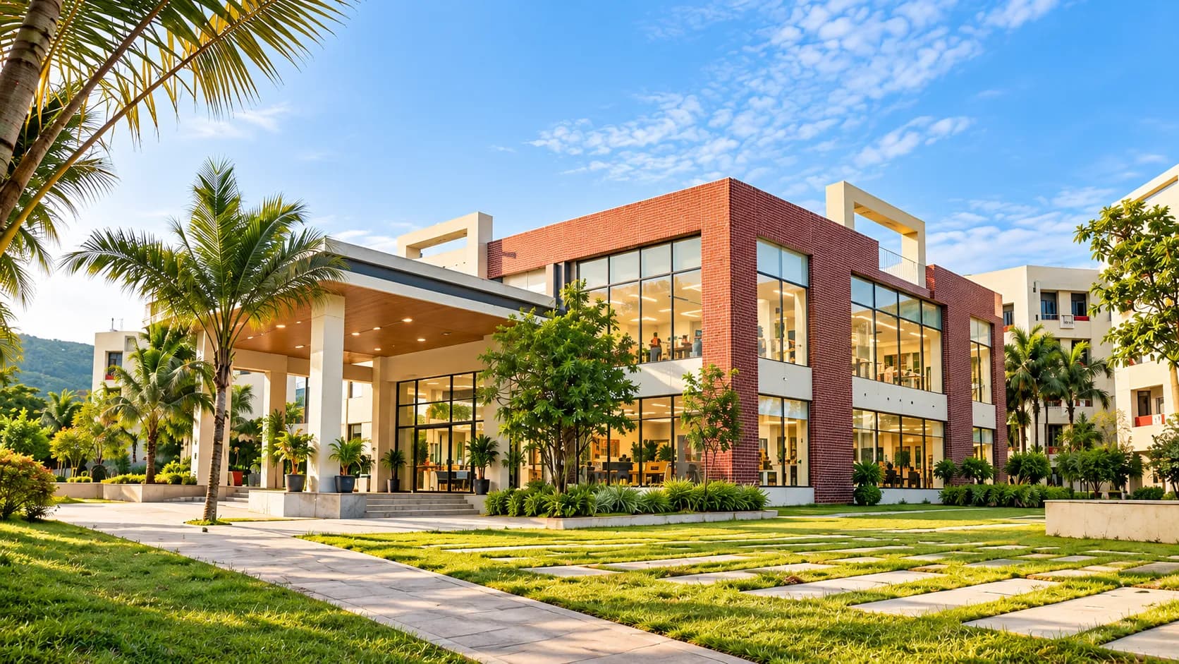 KT Global School Satya Nagar campus building